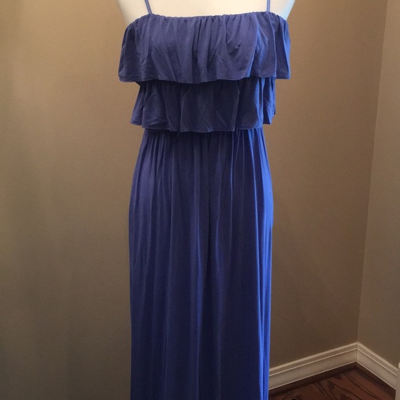 ✨✨Beautiful Shade of Blue Maxi Dress - Picture 3 of 8